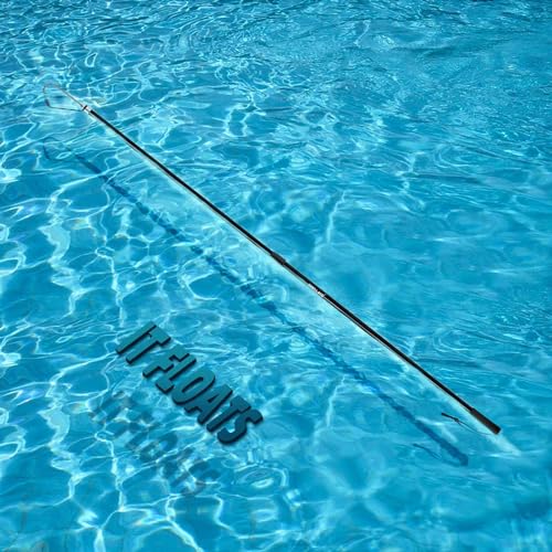 SANLIKE Telescopic Fishing Gaff Fiberglass Pole with Nonslip Rubber Handle | With Stainless Steel Hook with M8 Screw - size: Medium