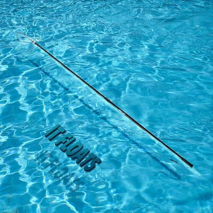 SANLIKE Telescopic Fishing Gaff Fiberglass Pole with Nonslip Rubber Handle | With Stainless Steel Hook with M8 Screw - size: Medium