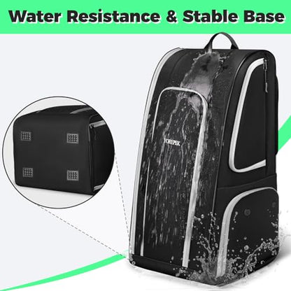 YOREPEK Football Bag Backpack for Youth with Shoe Pocket for Training Day | Football Equipment Bag Fits All Gear, Insulated Pocket, Padded Straps for Comfortable Carry, Players Practice Game Day