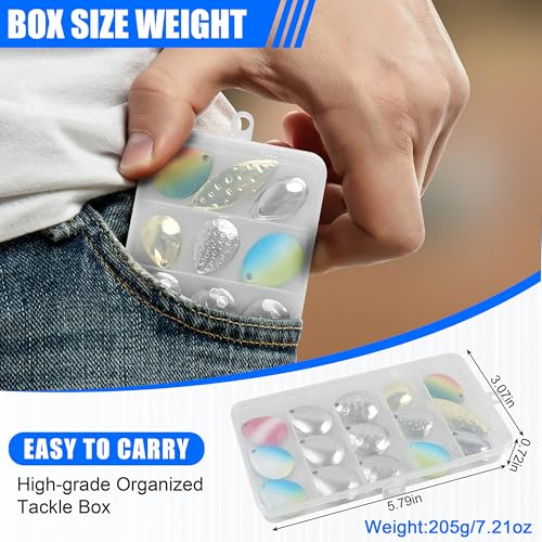 Walleye Rig Making Kit DIY Fishing Lure Spinner Making Kit Supplies Parts Crawler Harness Live Bait Rigs Colorado Blades Pompano Floats Clevis Beads Tackle Fishing - color: 100pcs Blade Spoon