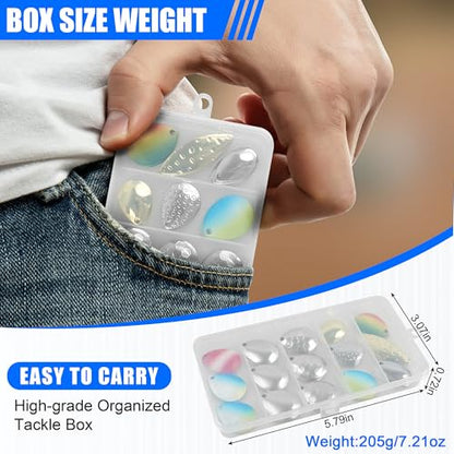 Walleye Rig Making Kit DIY Fishing Lure Spinner Making Kit Supplies Parts Crawler Harness Live Bait Rigs Colorado Blades Pompano Floats Clevis Beads Tackle Fishing - color: 100pcs Blade Spoon