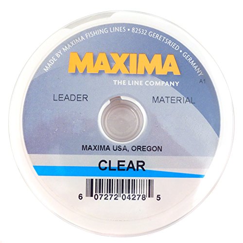 Maxima Fishing Line Leader Wheel, Clear, 40-Pound, 17-Yard - style: 40-pound, 17-yard