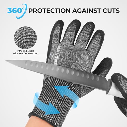 KastKing Kut Safe Fillet Gloves, Ultimate Cut Resistant Gloves for fishing and Outdoor Use, ANSI Level 6 Cut Protection - size: XX-Large