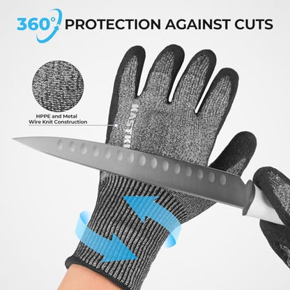 KastKing Kut Safe Fillet Gloves, Ultimate Cut Resistant Gloves for fishing and Outdoor Use, ANSI Level 6 Cut Protection - size: XX-Large
