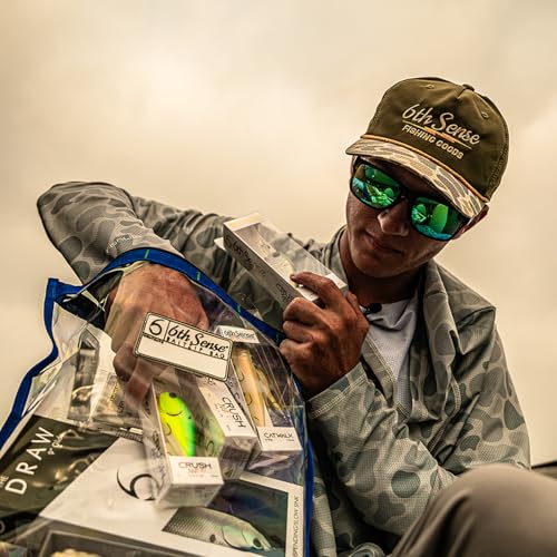6th Sense BaitZip Pro Bags – Durable Clear Tackle Organizers with Gusseted Bottom & YKK Zippers (Creamsicle, 12"x10") - color: Creamsicle, size: 12"x10"