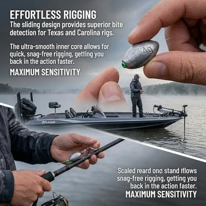 Egg Sinkers Fishing Weights, Oval Slip Sinkers Bullet Lead Fishing Weights for Freshwater Saltwater Tackle Set 1/8oz to 1oz - color: 1/8oz-4g-10pcs