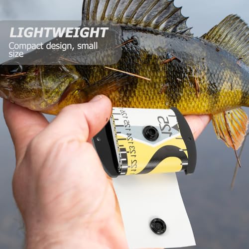 Kisangel 2pcs Foldable Ruler Fish Measuring Board Compact and Lightweight Tool for Accurate Fish Measurement for Fishing Trips Portable Fishing Accessory Easy to Use