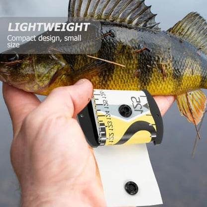 Kisangel 2pcs Foldable Ruler Fish Measuring Board Compact and Lightweight Tool for Accurate Fish Measurement for Fishing Trips Portable Fishing Accessory Easy to Use