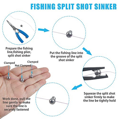 166pcs Fishing Hook Bobber Tackle Kit,Beginner Equipment Fishing Float Bobbers,Circle Hooks,Sinker Weights Bass Fish Hook,Octopus Baitholder Hooks Starter Kit for Artificial Live Bait