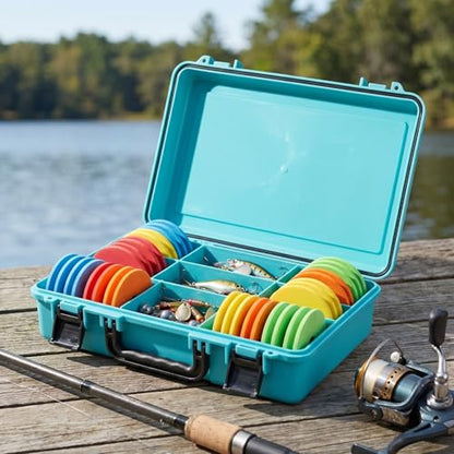 10pcs 3.95 Inch Large Fishing Spool Line Holder Spool for Fishing Rig Sturdy Foam Material Easy to Use Storage for Random