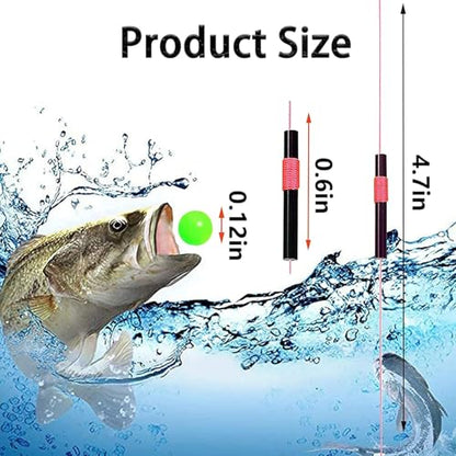 YOTO Bobber Stops for Fishing,Float Bobber Stops String Knots&Fishing Glow Beads - color: Green-200pcs