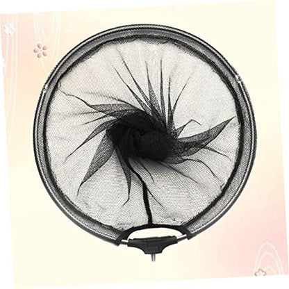 SUPVOX 45cm Aluminum Alloy Fishing Landing Net Head No Scratch Rubber Mesh Comfortable to Carry Install