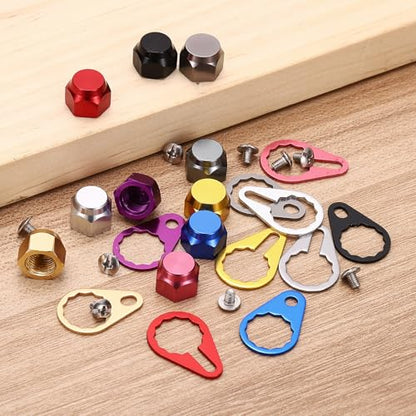 Fishing Reel Screw Nut Caps, Right Handle Locking Plate Nut Replacement Part - color: Grey, size: M8
