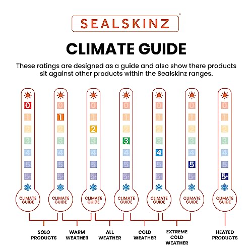 SEALSKINZ | Wenley | Merino Liner Fingerless Glove | Used Alone or Under Waterproof Gloves for Insulation | Soft Feel | Anti-Odour