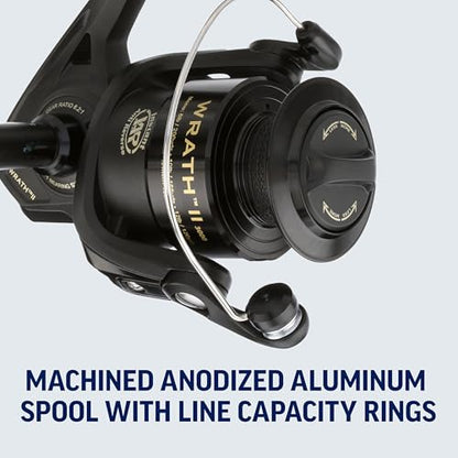 Penn Wrath II Spinning Fishing Reel - size: 6000