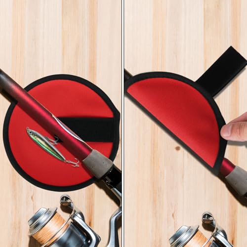 6pcs Lure Protective Cover & Clear Fishing Lure Wraps, Fish Hook Protectors Sleeves Lures Shield Guards for Fishing Rod Pole Keep Anglers Safe & Organized