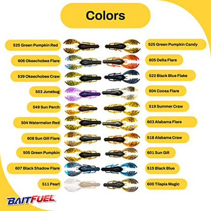 American Baitworks Paca Slim 4-Inch - color: Black Blue Flake, size: Small