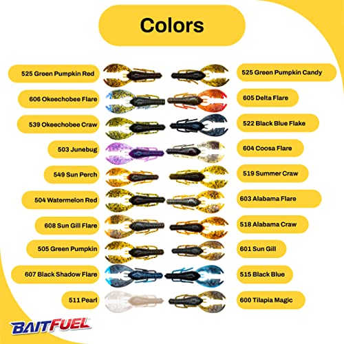 American Baitworks Paca Slim 4-Inch - color: Black Blue, size: Small
