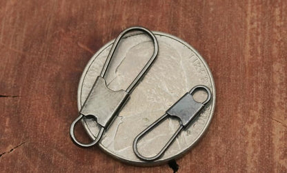 150pcs 3 Sizes Fishing Interlock Snaps Stainless Steel Safety Snap Fishing Clip Saltwater Freshwater Quick Change Fast Clip Connector Angler Gift