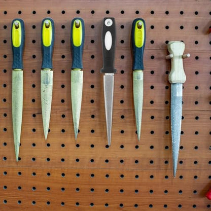 Operitacx Half Round Fishhook Sharpener with Ergonomic Handle Fine Precision File for Fishing Hooks Multi-Functional Portable Grinding Tool for Outdoor Use Sturdy for Glass Marble Bone