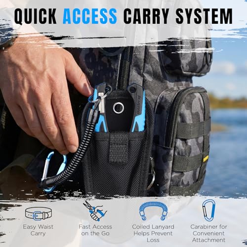 PLUSINNO Fishing Gear, Fishing Tools, Fishing Accessories, Corrosion Resistant Fishing Pliers Kit, Fishing Knife, Floating Fish Lip Gripper Fishing Gifts for Men, Gifts for Fishermen - style: 2pcs Fishing Tools
