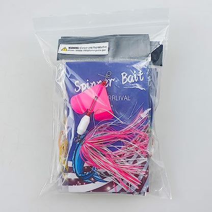 6PCS Bass Spinner Baits Buzz Bait Hard Metal Fishing Jigs for Bass Trout Pike Salmon Multi-Color Spoon Spinner Bait Saltwater Freshwater - color: B - 6PCS