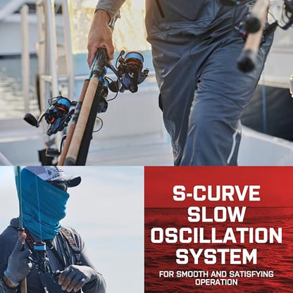 SEVIIN GSW Saltwater Spinning Reel - Engineered for Ultimate Durability, Corrosion Resistance & Dependability in Harsh Saltwater Conditions, Smooth Operation & Elite Performance - style: 3000 W/ 6.0:1 Gear Ratio