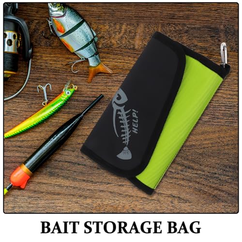 Zerodeko Portable Lure Bag Waterproof Fishing Tackle Storage Organizer with Large Capacity and Detachable Soft Bait Compartment for Freshwater and Saltwater Fishing – Fluorescent Green,