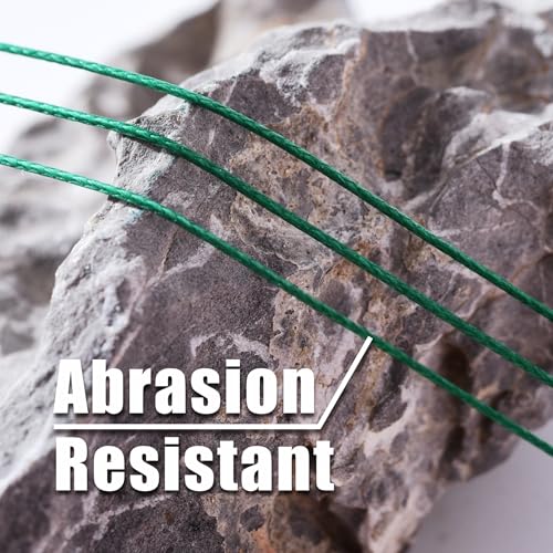 DASEE 8 Strands Braided Line, Fishing Line, Zero Stretch, 10-100LB, 300/500Yds, Abrasion Resistance, Braided Fishing Line, PE Line - color: Dark Green, size: 80LB-300YDS