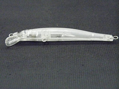 10 Blank Unpainted Minnow Crankbait Topwater Lipless Jerkbait Fishing Lures V3 - color: UPM662P10