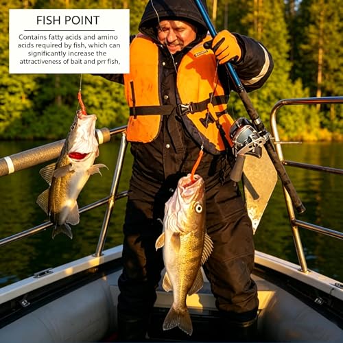 Concentrated Fish Attractant Liquid, Fast-Acting Red Worm Spray Bait Scent Additive, Powerful Fishing Lure Enhancer Trout, Panfish, Freshwater Lake River Fishing, Improve Bite Response - color: 3 bottles