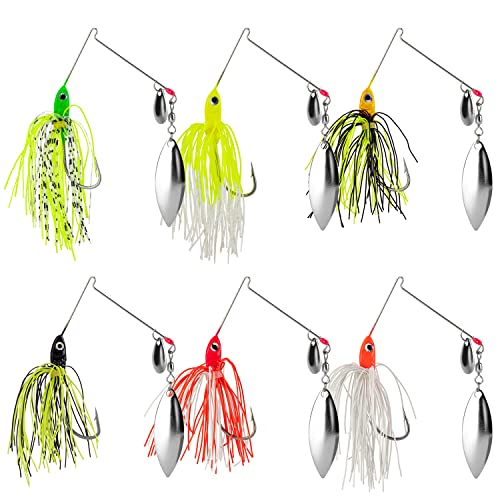 Bass Spinner Baits Fishing Spinner Baits for Bass Fishing 6Pcs/Lot