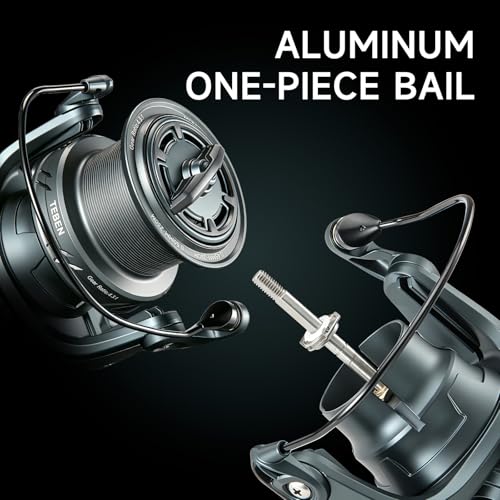 Surf Fishing Reel - 4.3:1/5.2:1 Grea Ratio Spinning Reel,4+1BB Surf Fishing Reels,Max Drag 17.64-55 Lbs Freshiwater and Saltwater Spinning Reels Fishing - color: TB-GTS, size: 10000