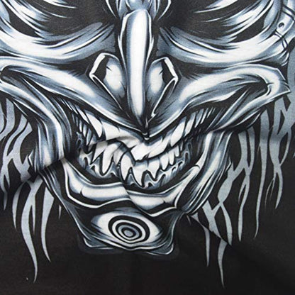 Obacle Neck Gaiter Face Mask Bandana for Dust Wind Sun Protection for Men Women - color: Skull Beard V Teeth