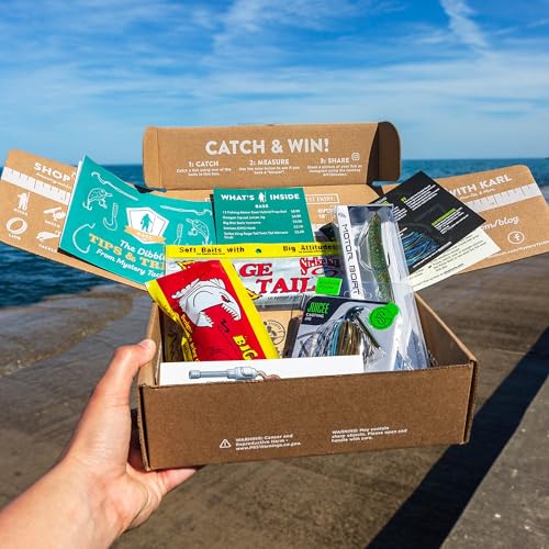 Catch Co Mystery Tackle Box Freshwater Catch All Fishing Kit | Bass | Trout | Crappie | Bluegill | Perch | Sunfish | Catfish | - style: Regular