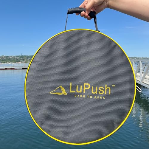 Floating Fish Basket – Collapsible Fishing Net Cage for Live Fish – Heavy-Duty Fishing Net Baskets for Shore, Boat & Dock Fishing