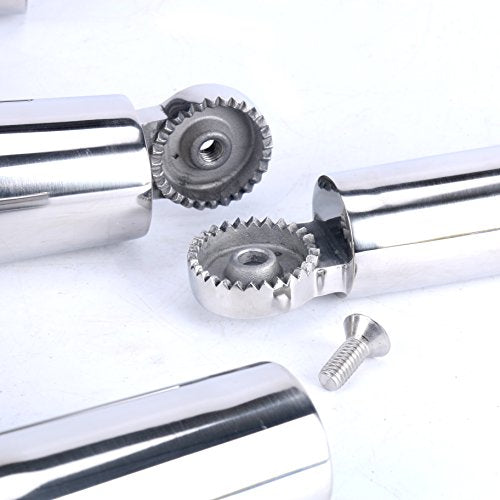 Amarine Made 3 Tube Highly Polished Stainless Steel Outrigger Rod Holder | Triple Rod Holder , Kite Fishing Mount 3 tube rod Holder ,Trident rod holder