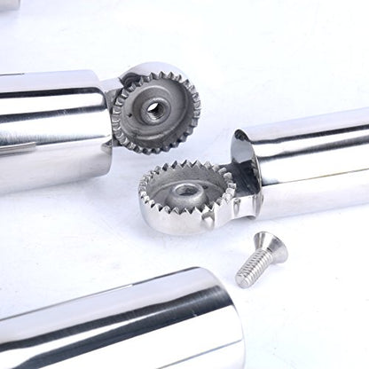 Amarine Made 3 Tube Highly Polished Stainless Steel Outrigger Rod Holder | Triple Rod Holder , Kite Fishing Mount 3 tube rod Holder ,Trident rod holder