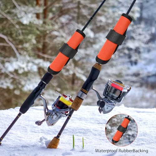 8 Pack Fishing Lure Covers，Lure Wraps for Fishing Rod，Fishing Hook Bait Covers - color: Orange Yellow