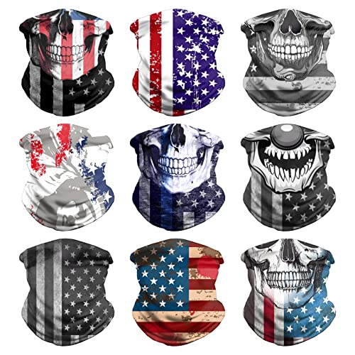 VCZUIUC Neck Gaiter Face Cover Mask Balaclava for Men and Women - color: Co-8, size: One Size