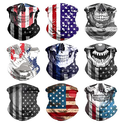 VCZUIUC Neck Gaiter Face Cover Mask Balaclava for Men and Women - color: Co-8, size: One Size