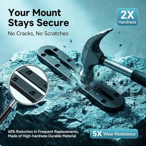 Kayak Track,Low Profile Kayak Rail Mount,Kayak Gear Track for Fishing Rod Holder, Fish Finder, Cup Holder, Paddle Holder, Anchor Cleats & All T-Slot Kayak Accessories - size: 9 Inch，2 Pcs