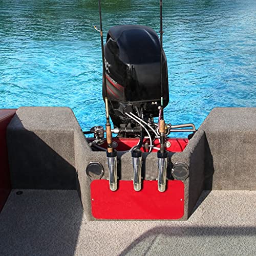 AMYSPORTS Steel Wall Rod Holder Fishing Stainless Mount Rod Holder Marine Side Boat Pole Holders Kayak Saltwater Freshwater