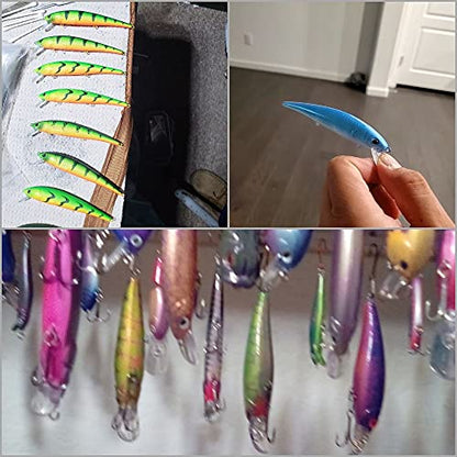 10 Blank Unpainted Minnow Crankbait Topwater Lipless Jerkbait Fishing Lures V3 - color: UPM509