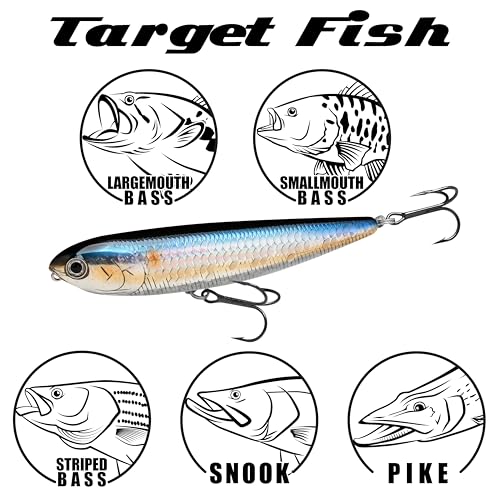 LUCKY CRAFT Sammy 100, Topwater Walking The Dog Action Freshwater Lake Bass Fishing Champion Bait - color: 250 Chartreuse Shad, size: 100