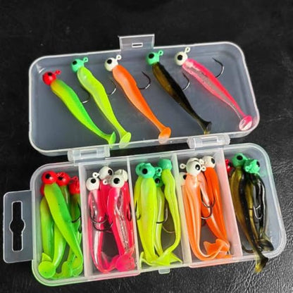 Soft Plastic baits bass Lures Fishing, Soft Plastic Walleye Fishing Lures, Paddle Tail Swimbaits for Bass Fishing, Fishing Bait for Freshwater Saltwater Gifts - style: 6pcs-t-tail Lead-coated Bait 3.5in/15g