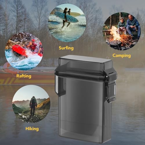 Waterproof Storage Case, Waterproof Sports Case ID Card Holder with Floating Sports Case Locker, Waterproof Diving Survival Transport Box