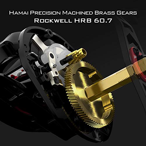 KastKing Royale Legend II Baitcasting Reels, New Compact Design Baitcaster Fishing Reel, 17.64LB Carbon Fiber Drag, Cross-Fire 8 Magnet Braking System, Available in 5.4:1 and 7.2:1 - color: 5.4:1-right