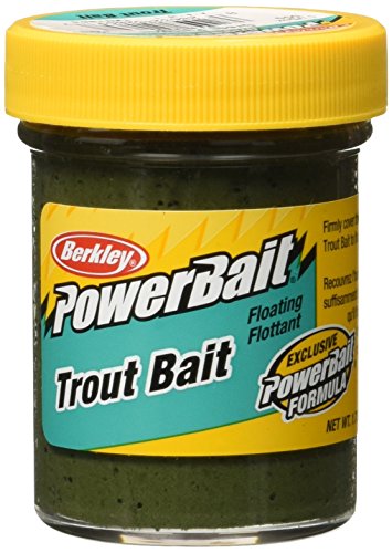Berkley PowerBait Trout Fishing Dough Bait - color: Green Pumpkin