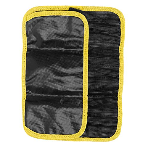 Fishing Tackle Bags,Soft Side Fishing Tackle Box Storage Bag,Compact Fishing Tackle Bag,Fishing Tackle Storage Bag Portable Lure Tool Fishing Gear Accessories Protective Bag(Yellow)